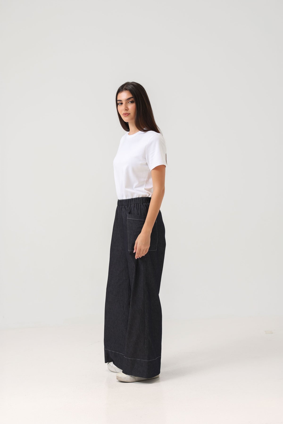Denim Noir Pants