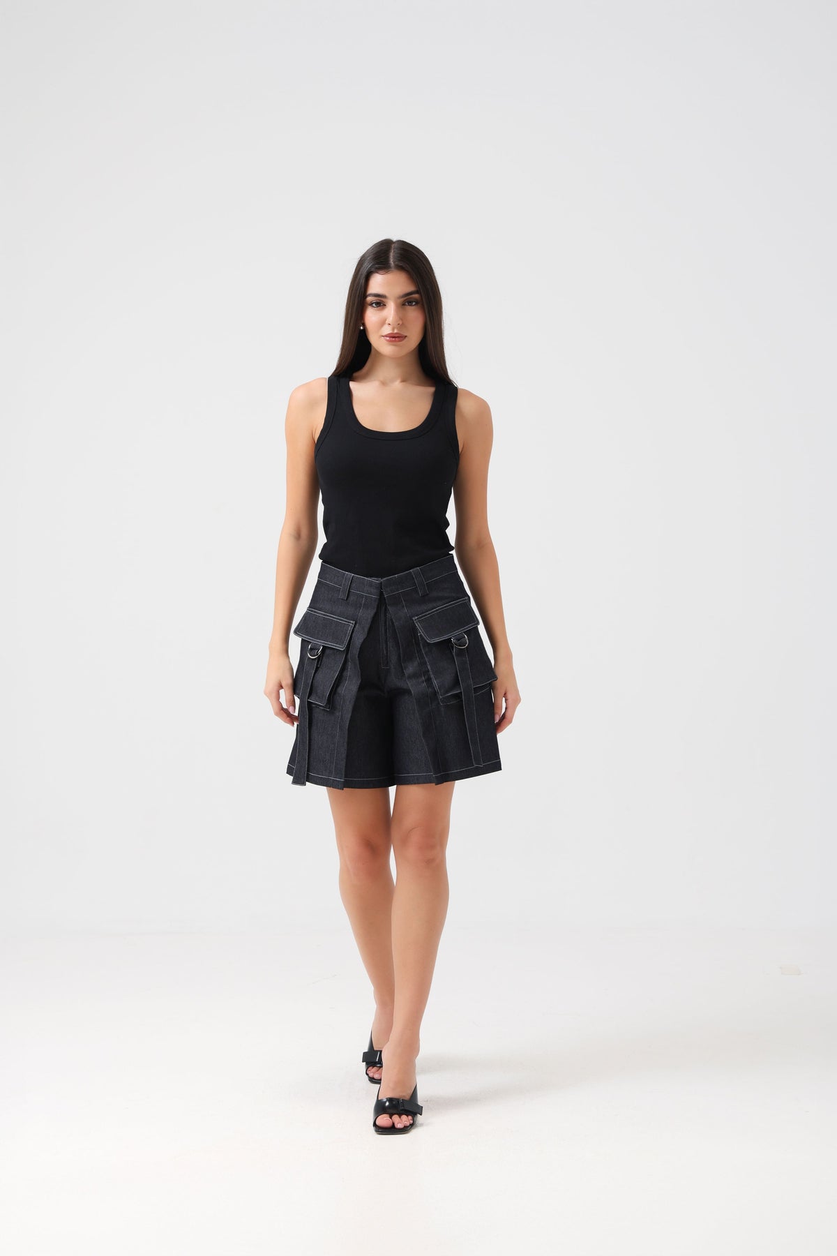 Denim Noir Short