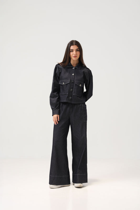 Denim Noir Jacket