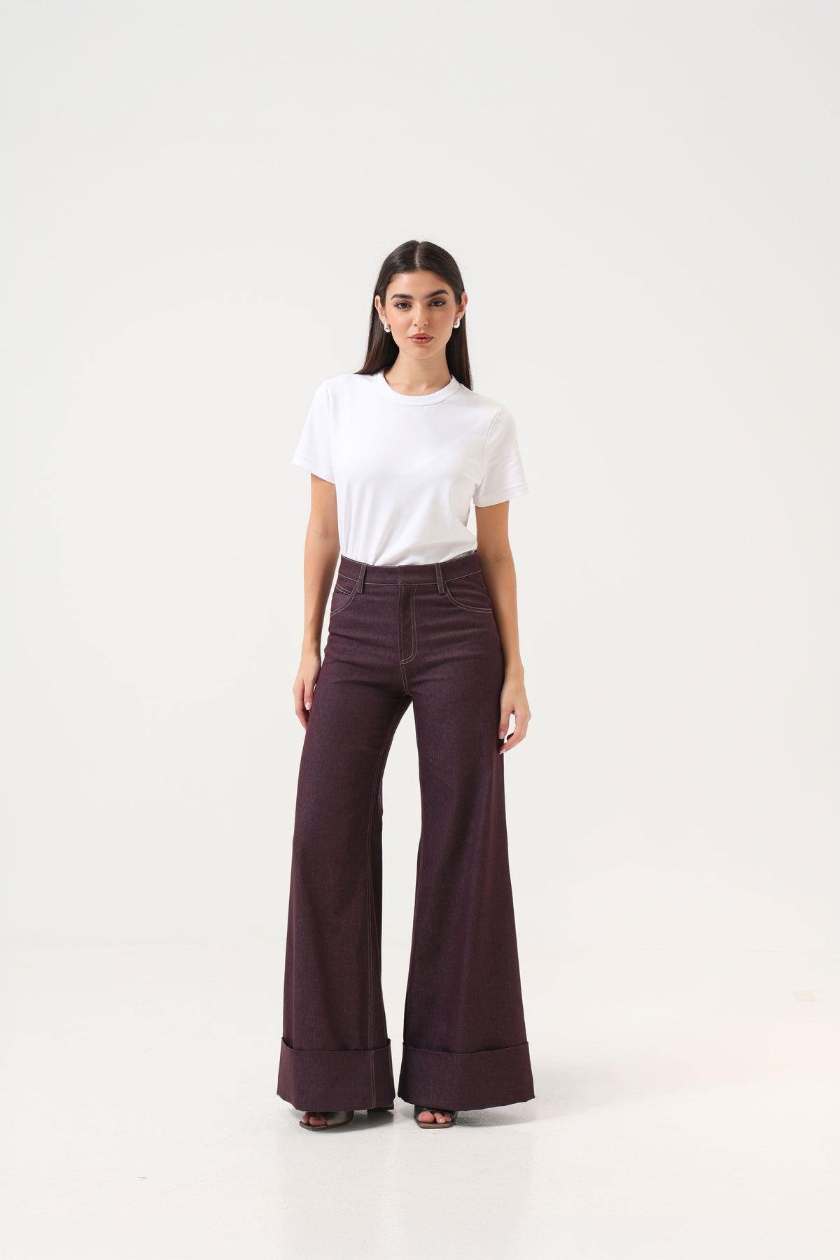Denim Mauve Pants