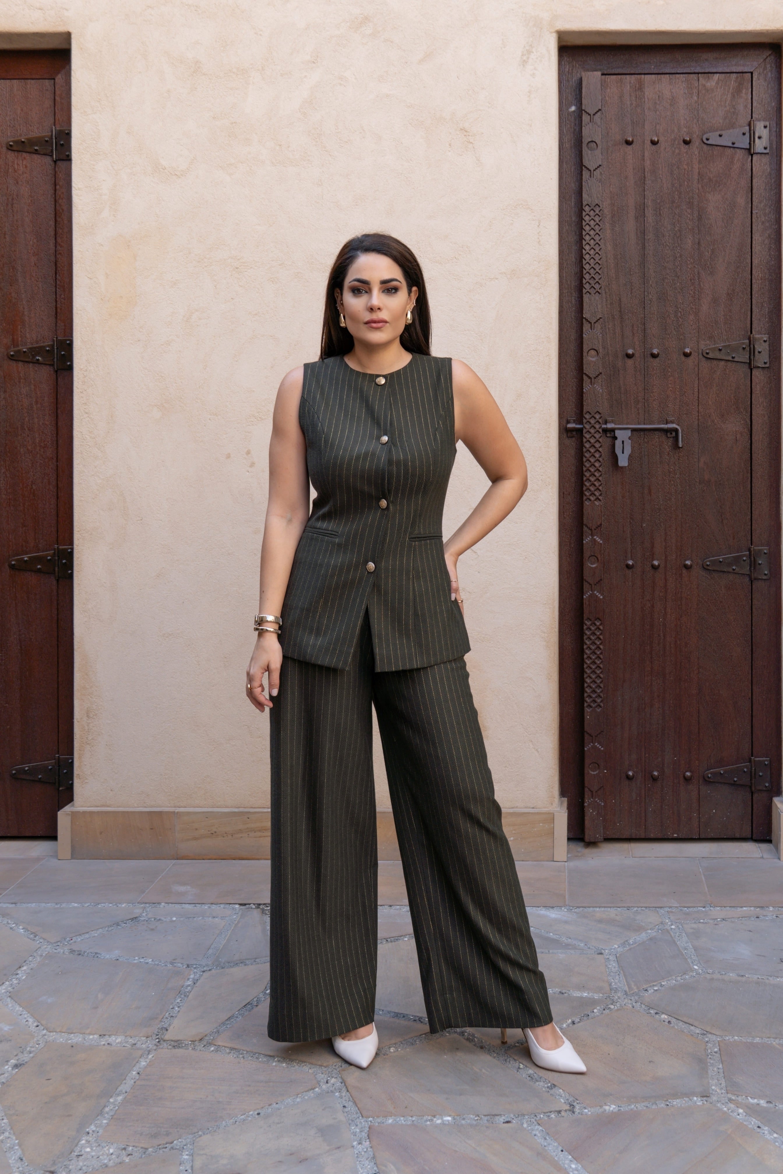 Gilded Palm Waistcoat/Vest