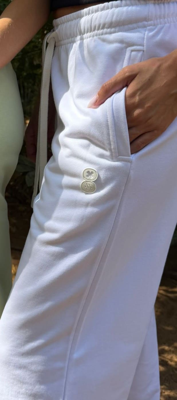 EOS X Remy White Joggers
