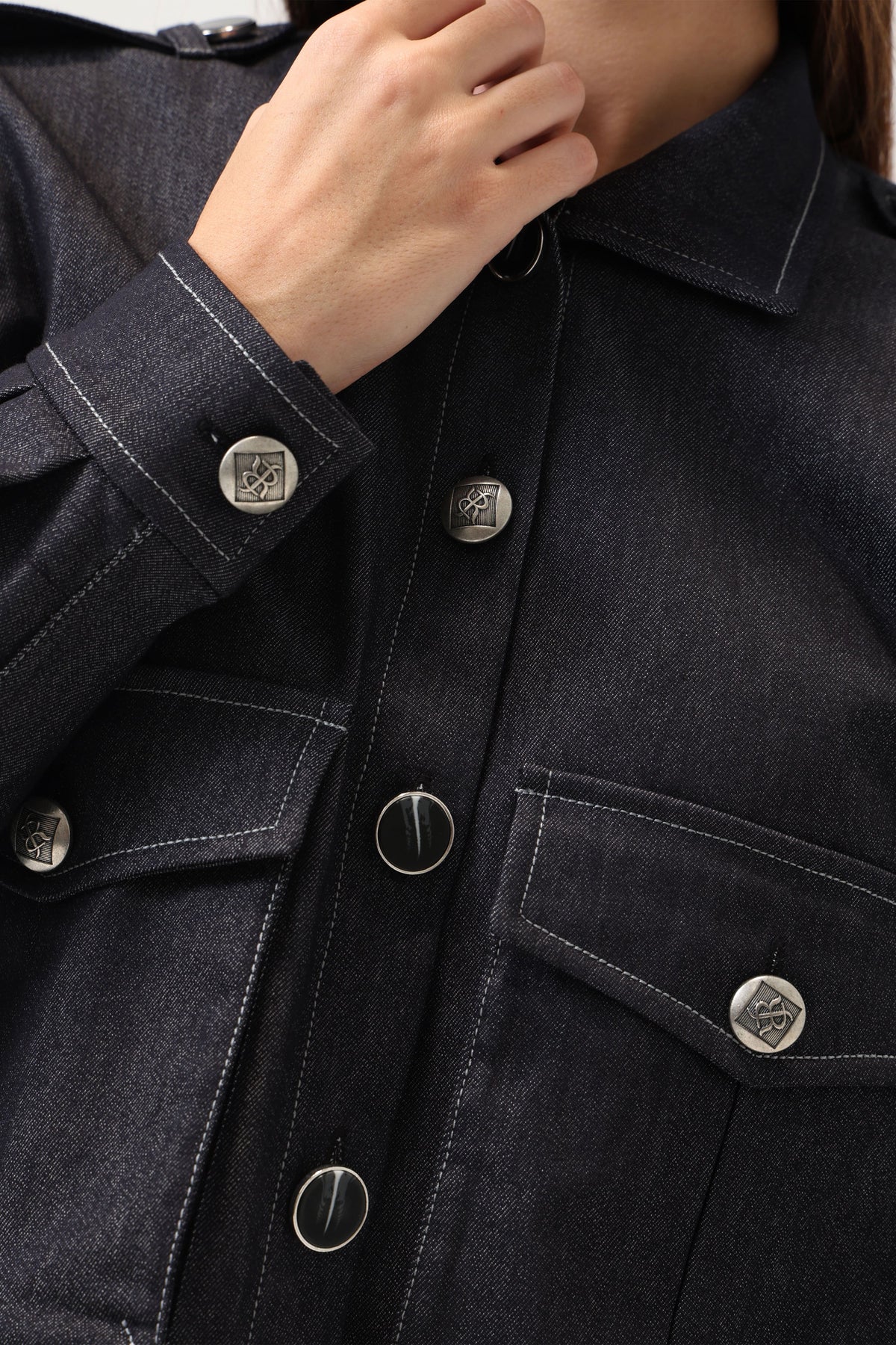 Denim Noir Jacket