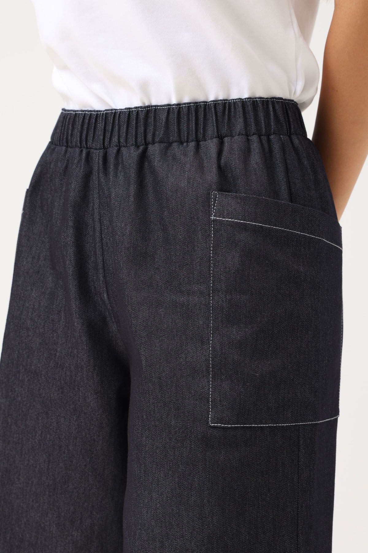 Denim Noir Pants