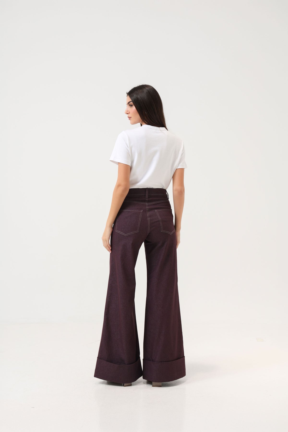 Denim Mauve Pants