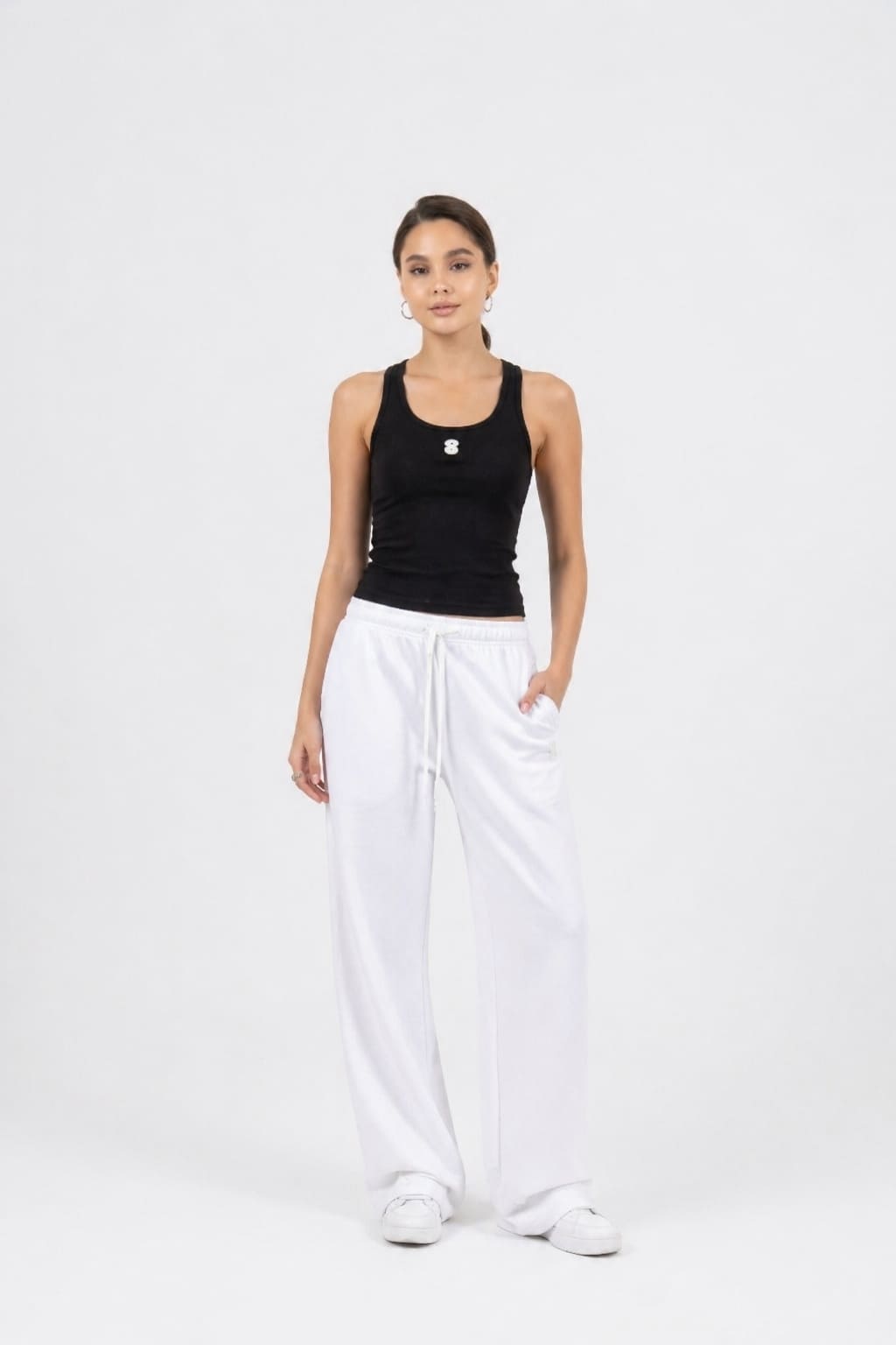 EOS X Remy White Joggers
