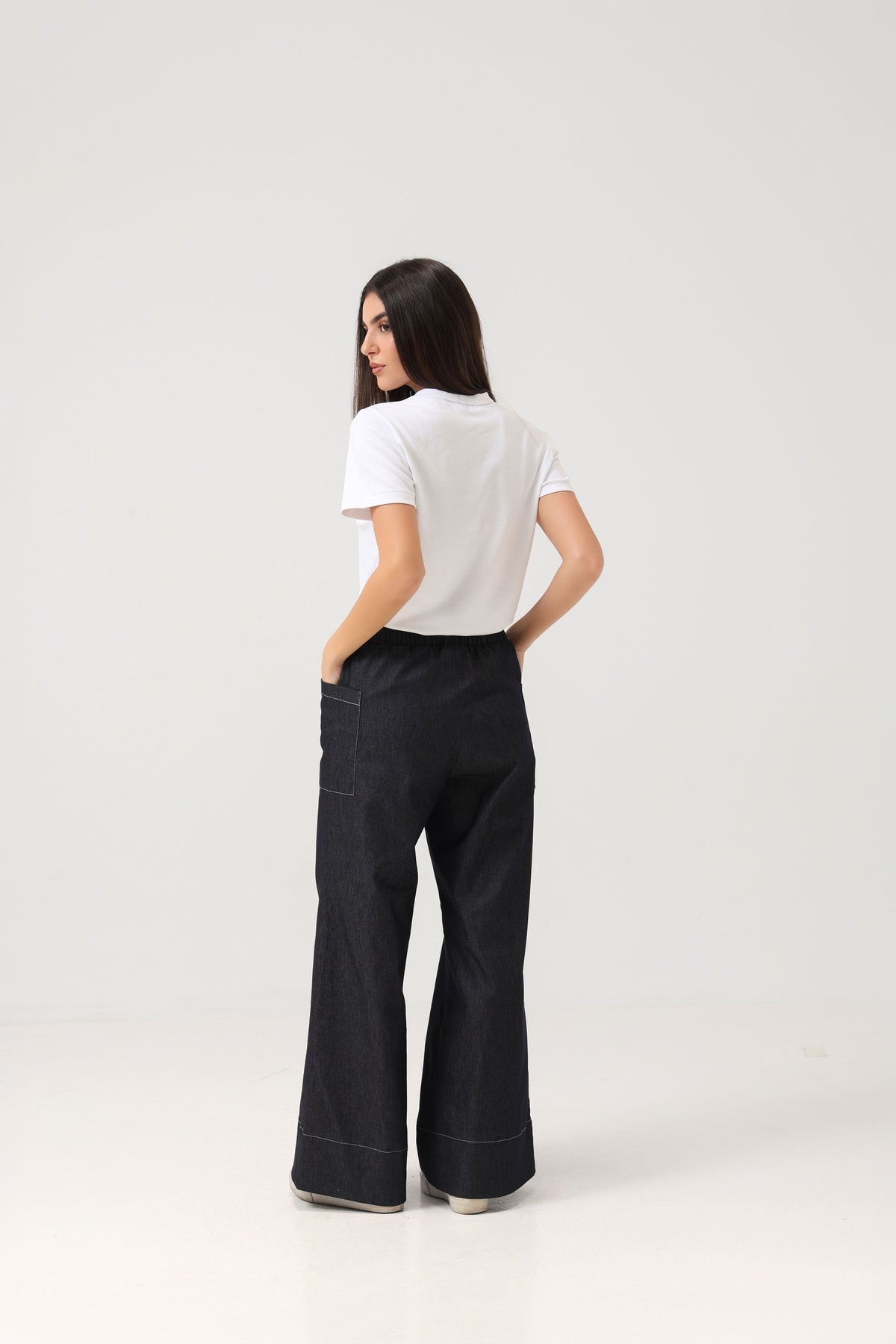 Denim Noir Pants