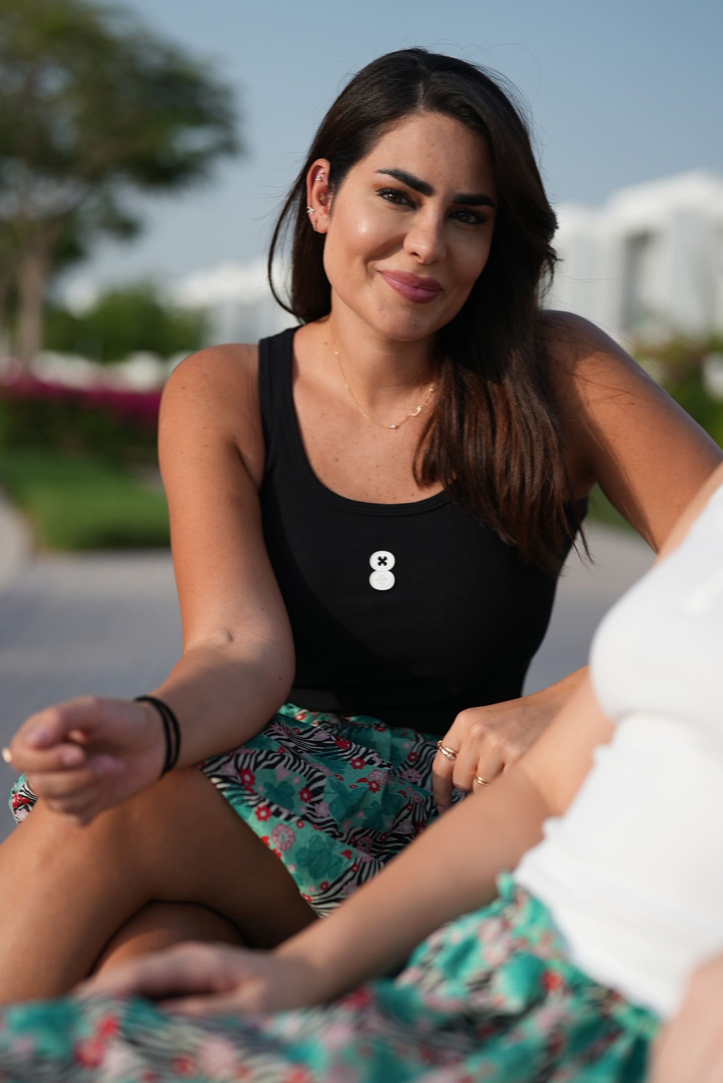 EOS X Remy Ribbed Black Tank Top