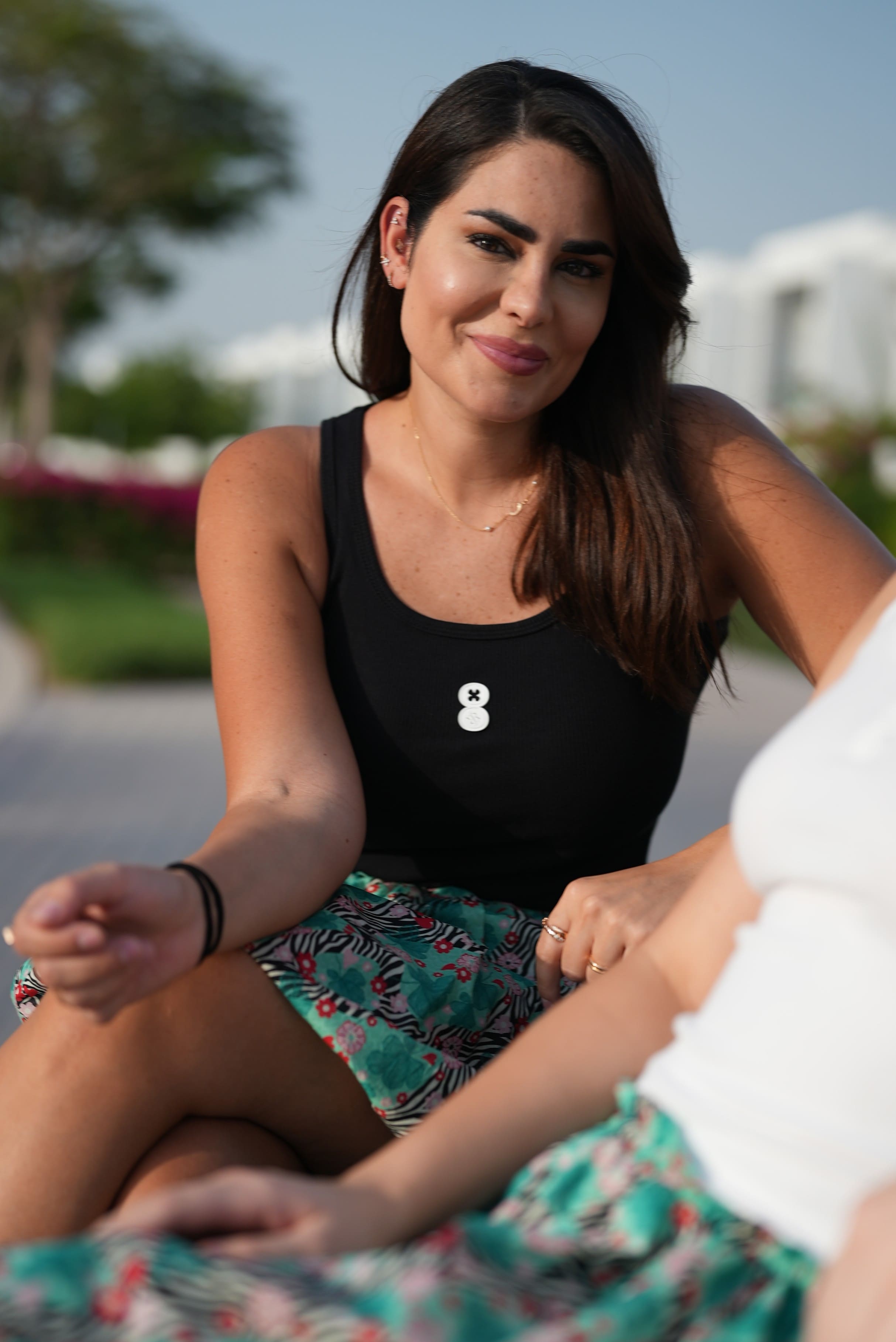 EOS X Remy Ribbed Black Tank Top