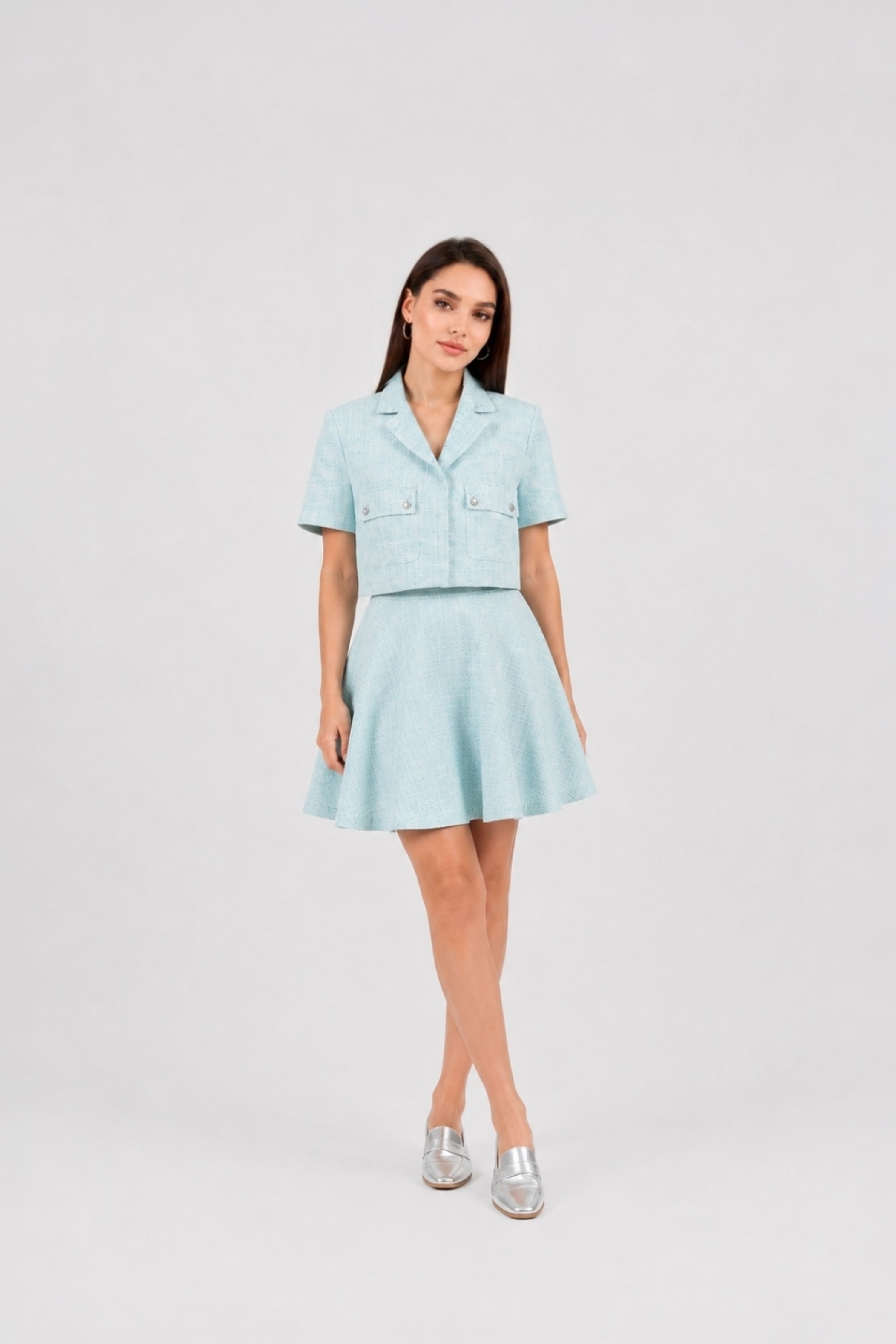 Ice Blue Skirt