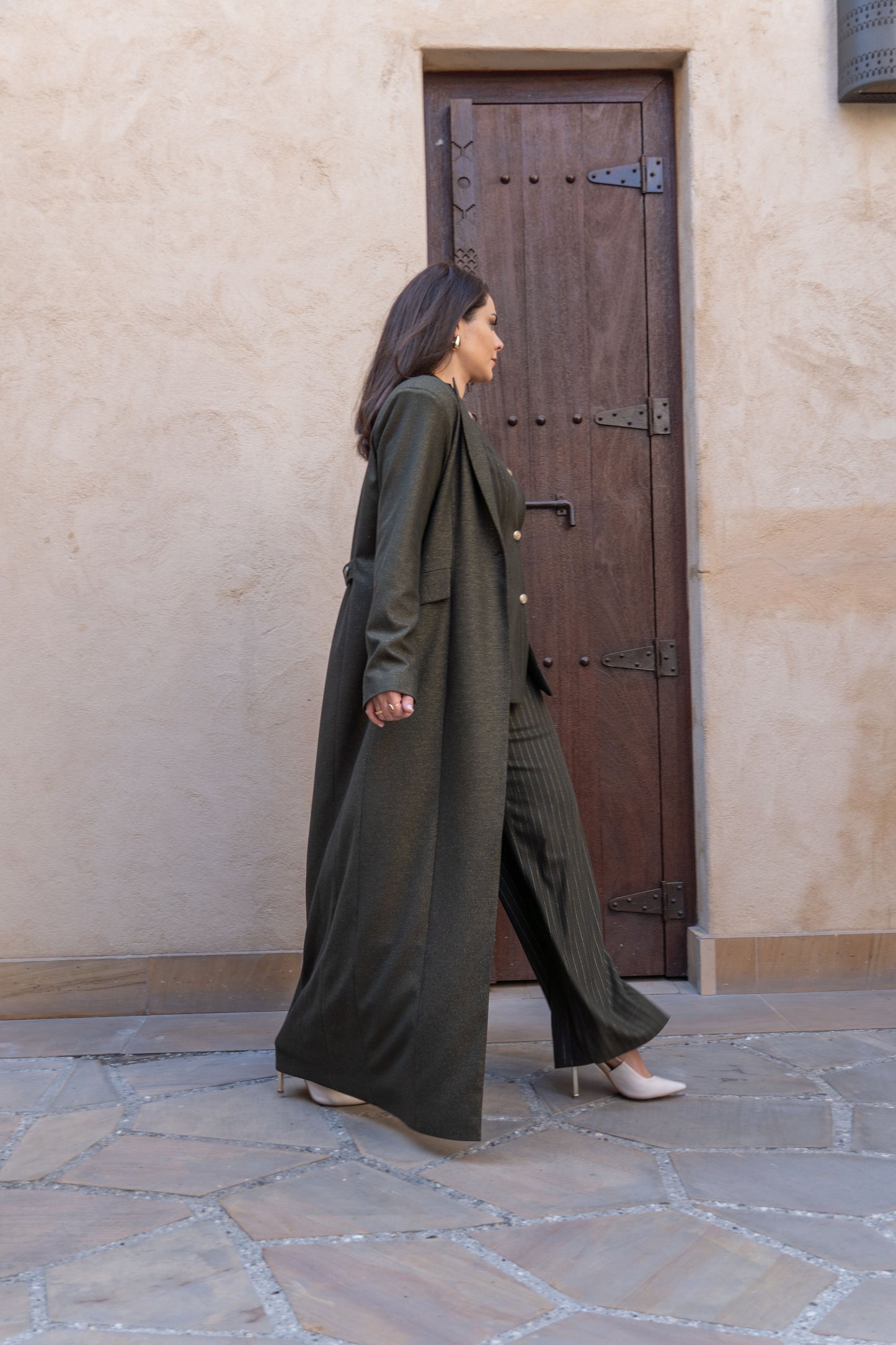 Gilded Palm long Blazer