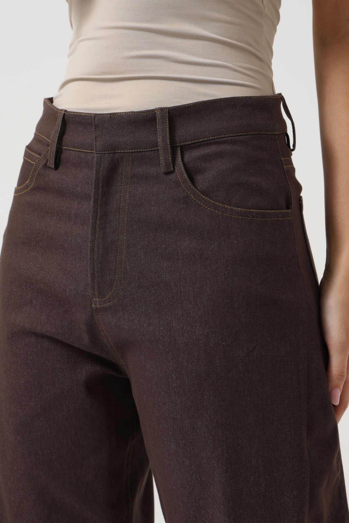 Denim Mocha Pants