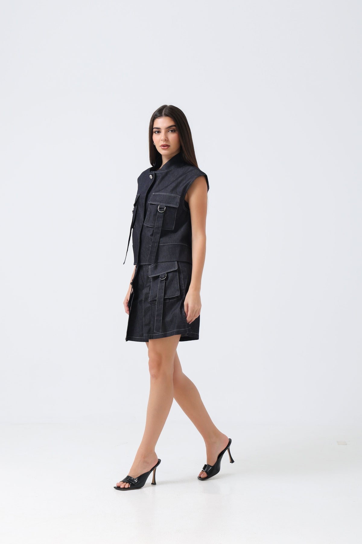 Denim Noir Short