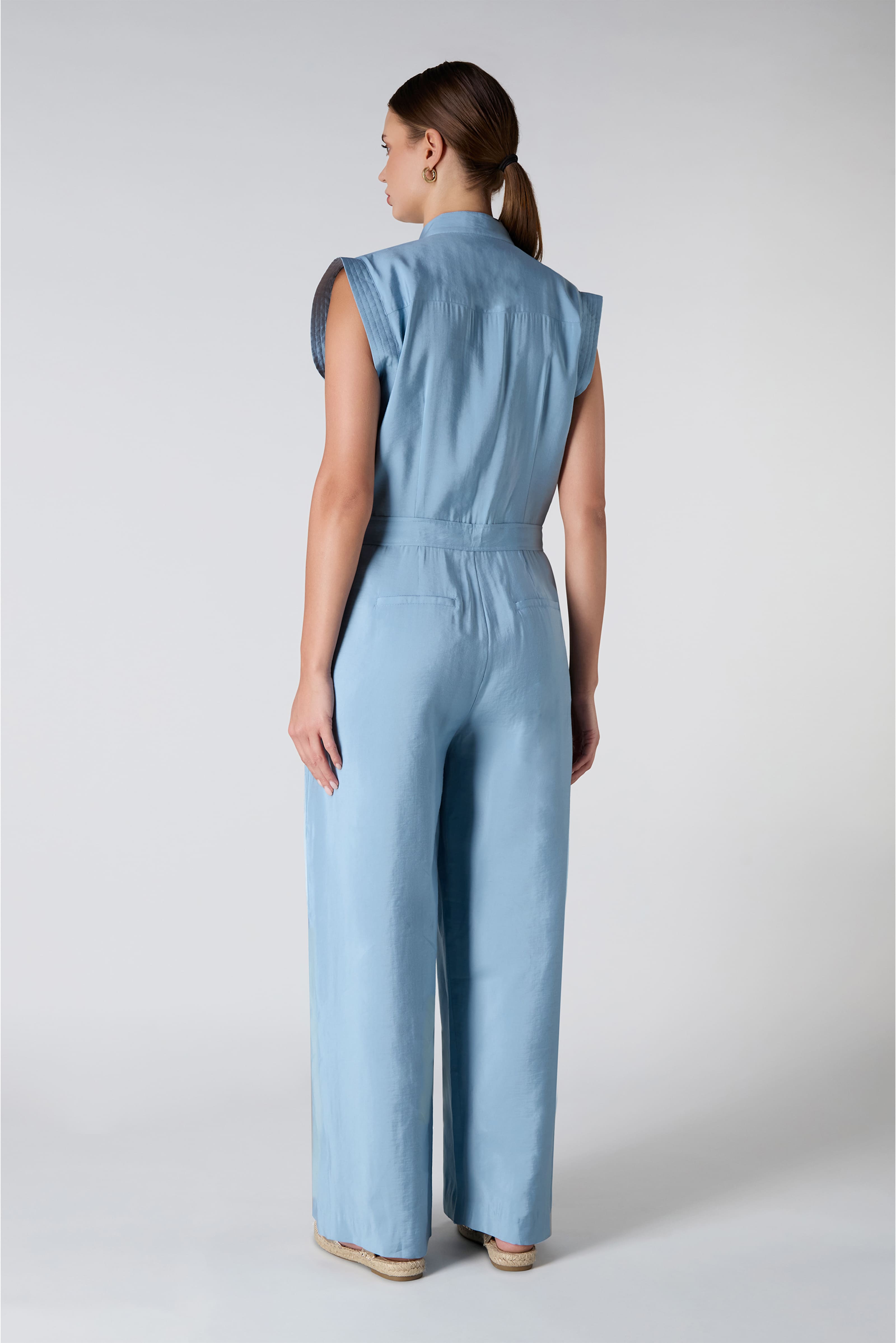 【LE CIEL BLEU】Front Twisted Jumpsuit LE CIEL BLEU 23SS Front Twisted Jumpsuit