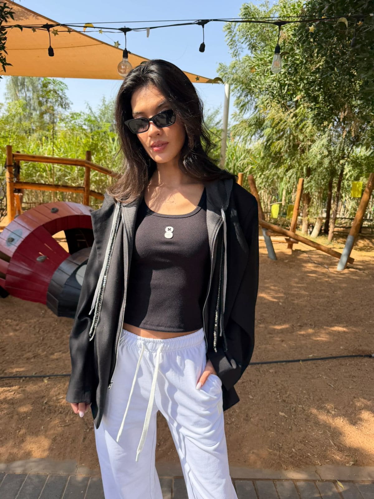 EOS X Remy White Joggers