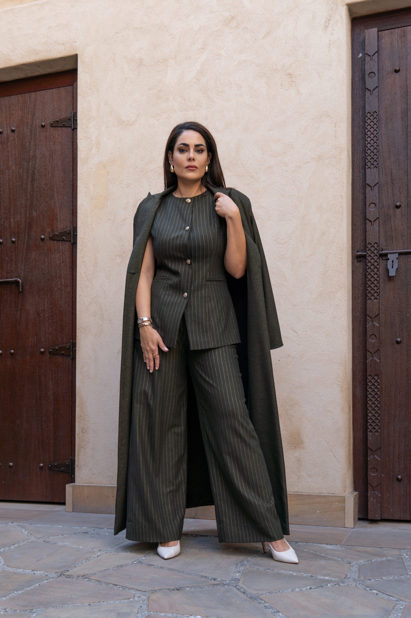 Gilded Palm Waistcoat/Vest