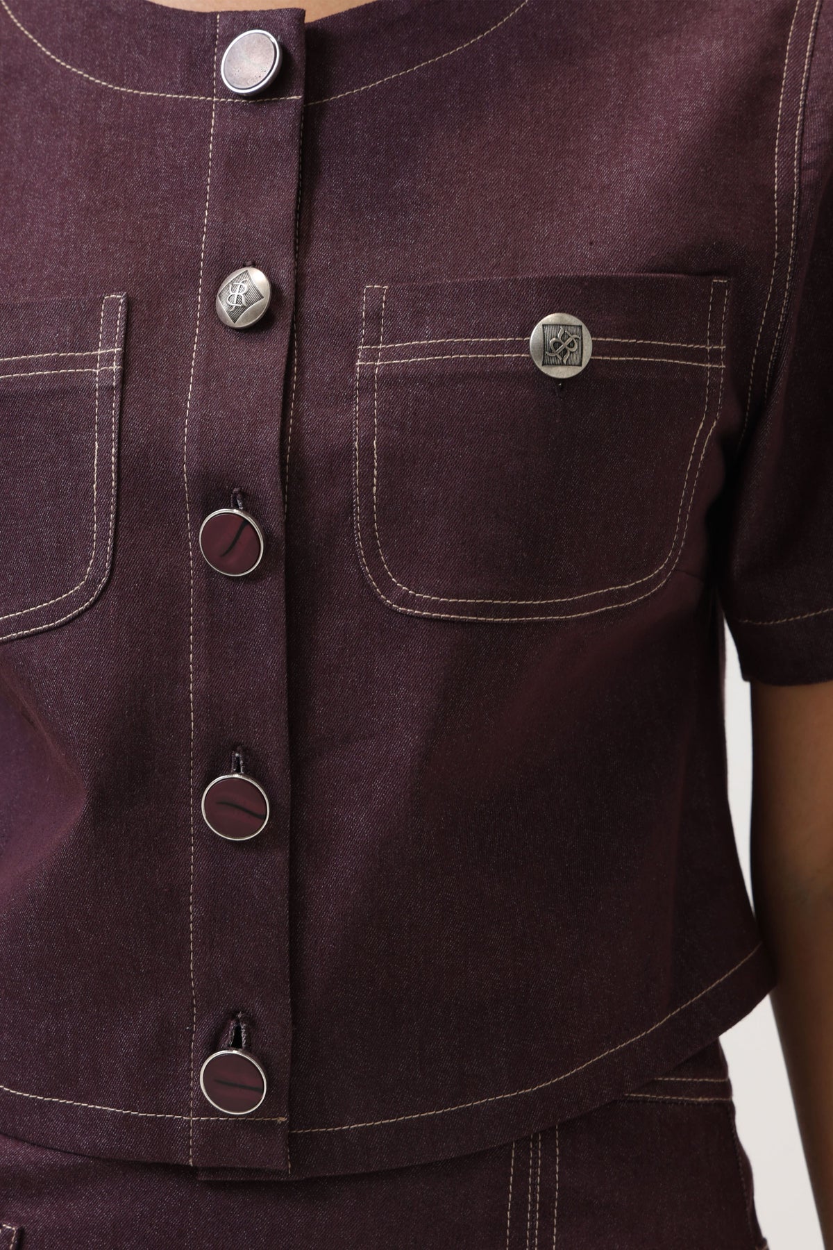 Denim Mauve Jacket