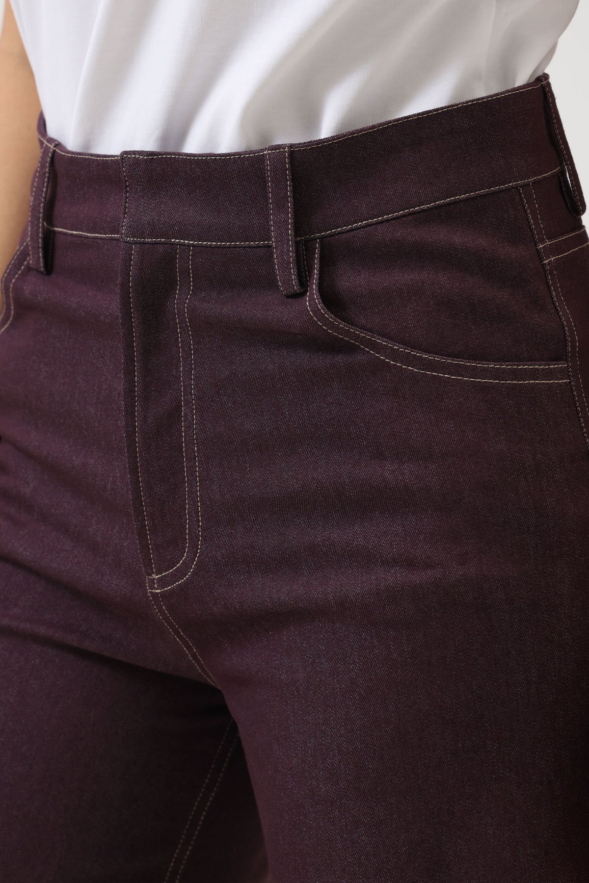 Denim Mauve Pants