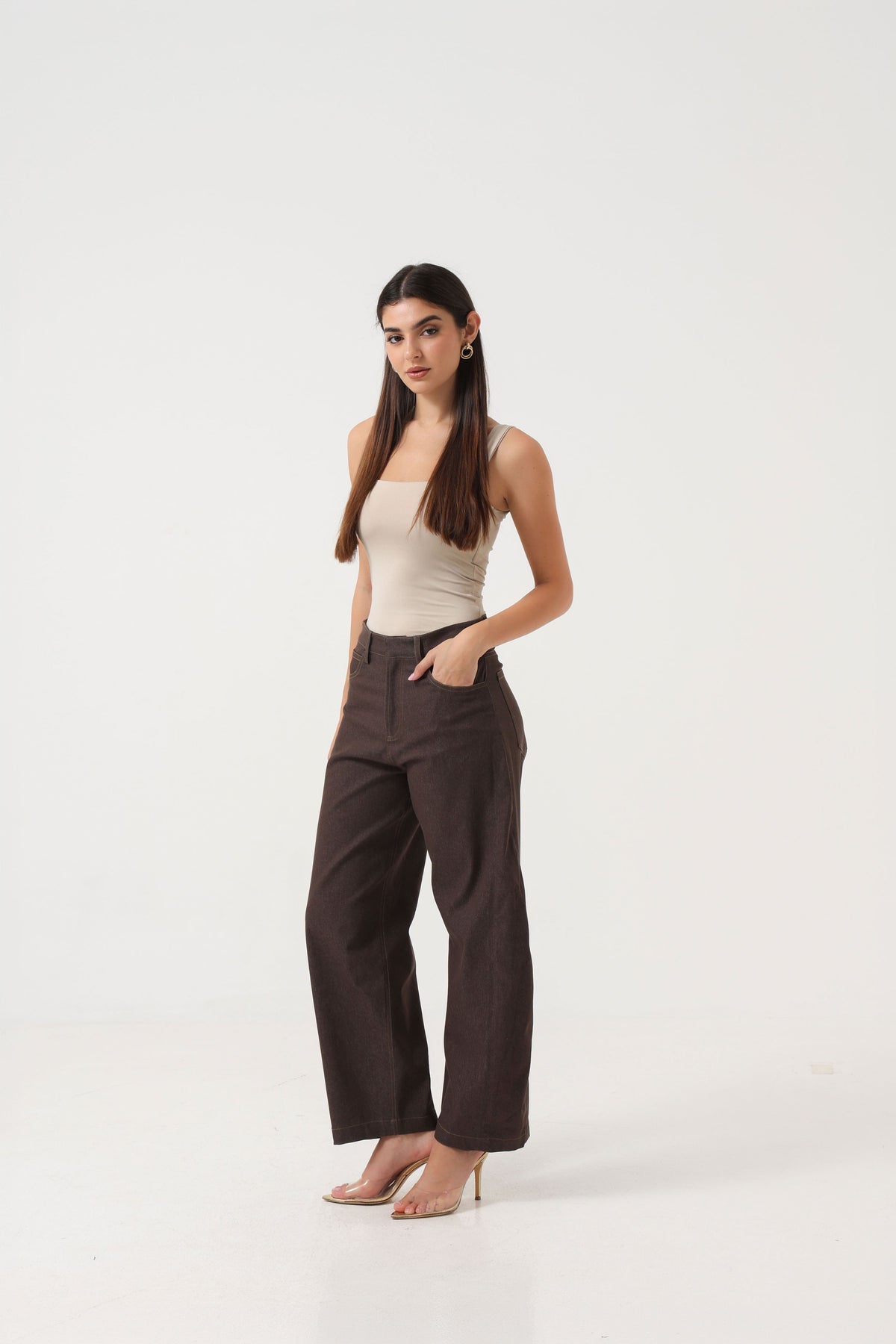 Denim Mocha Pants