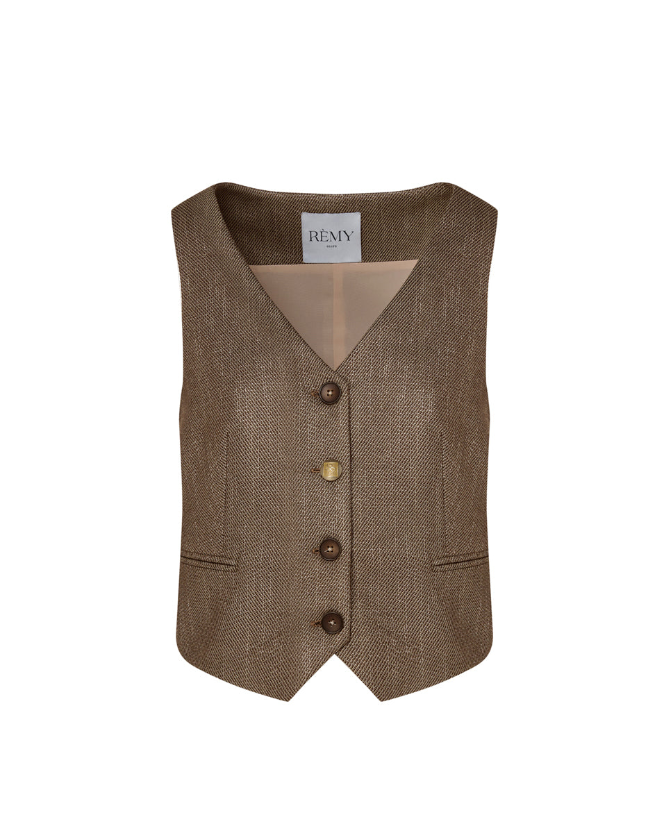 Antique Umber - Waistcoat (Dark)
