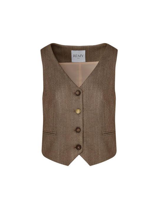 Antique Umber - Waistcoat (Dark)